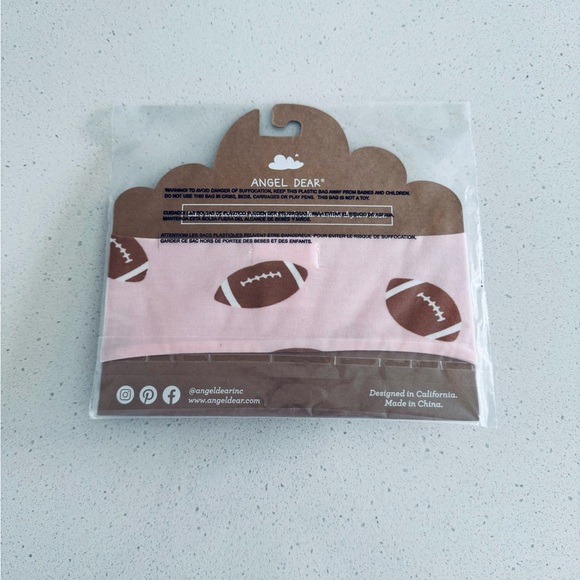 Angel Dear Headband Football Pink Size 12-24 Months NWT - Picture 3 of 3